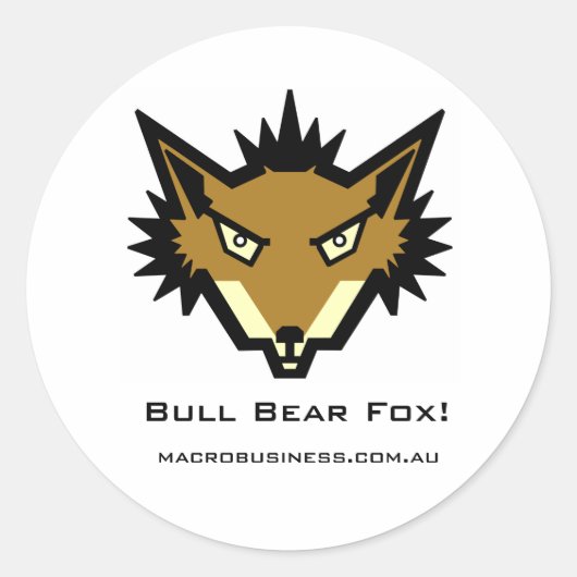 Bull Beer Fox Neo Reynard Sticker (Voorkant)