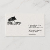 Bull Beer Logo | Finance Stock Data Graph Visitekaartje (Achterkant)