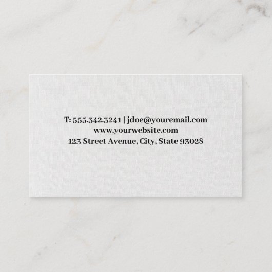 Bull Beer Logo | Grafiek | Financieel Visitekaartje (Achterkant)