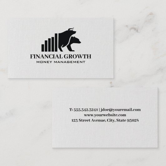 Bull Beer Logo | Grafiek | Financieel Visitekaartje (Voorkant / Achterkant)