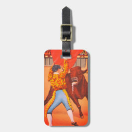 Bull beschuldigt Mexicaanse matador van Red Cape,  Bagagelabel