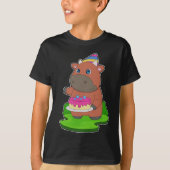 Bull Birthday Cake T-shirt (Voorkant)