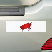 Bull - Bison - a la Altamira Bumpersticker (Op auto)