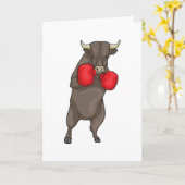 Bull Boxer boks handschoenen Kaart (Gele Bloem)