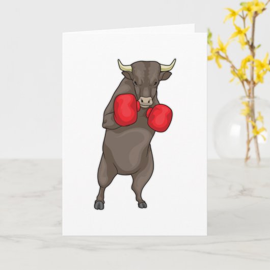 Bull Boxer boks handschoenen Kaart (Gele Bloem)