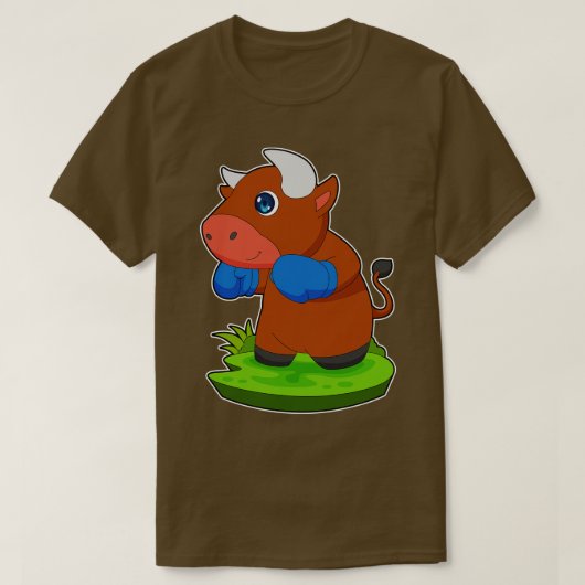 Bull Boxer Bokshandschoenen Boksen T-shirt (Design voorkant)