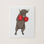 Bull Boxer Boxing-handschoenen Legpuzzel (Verticaal)