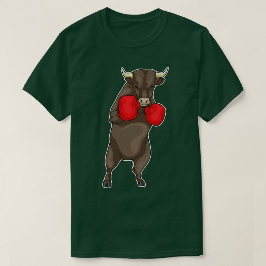 Bull Boxer Boxing-handschoenen T-shirt (Design voorkant)