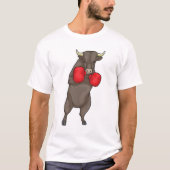 Bull Boxer Boxing-handschoenen T-shirt (Voorkant)