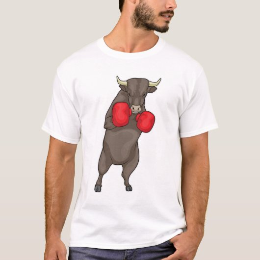 Bull Boxer Boxing-handschoenen T-shirt (Voorkant)