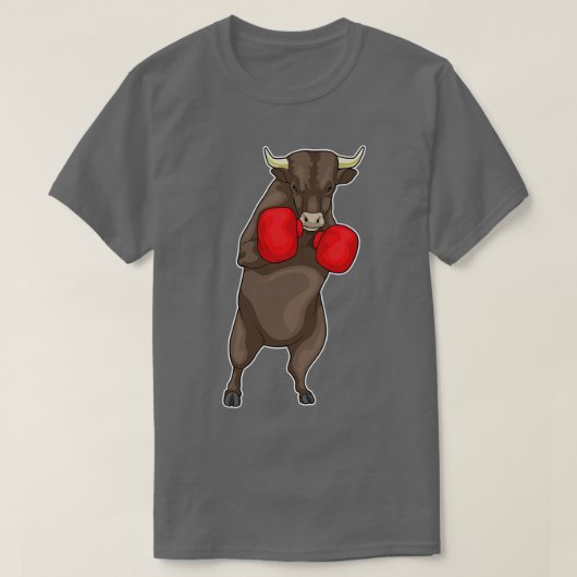Bull Boxer Boxing-handschoenen T-shirt (Design voorkant)