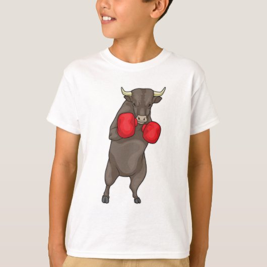 Bull Boxer Boxing-handschoenen T-shirt (Voorkant)