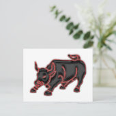 Bull Briefkaart (Staand voorkant)