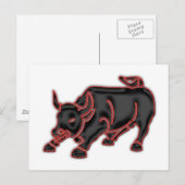 Bull Briefkaart (Voorkant / Achterkant)
