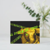 Bull Briefkaart (Staand voorkant)