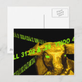 Bull Briefkaart (Voorkant / Achterkant)