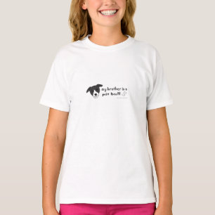 Bull broeder zwart-wit t-shirt