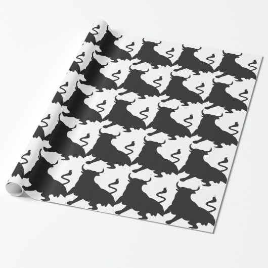 Bull Cadeaupapier (Uitgerold)