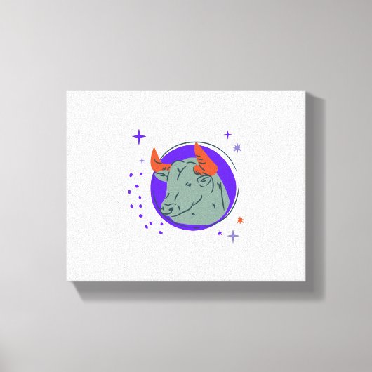 Bull Canvas Afdruk (Voorkant)