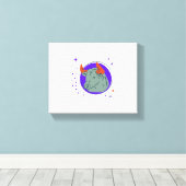 Bull Canvas Afdruk (Insitu (Houten vloer))