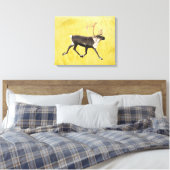 Bull Cariou Canvas Afdruk (Insitu (Slaapkamer))
