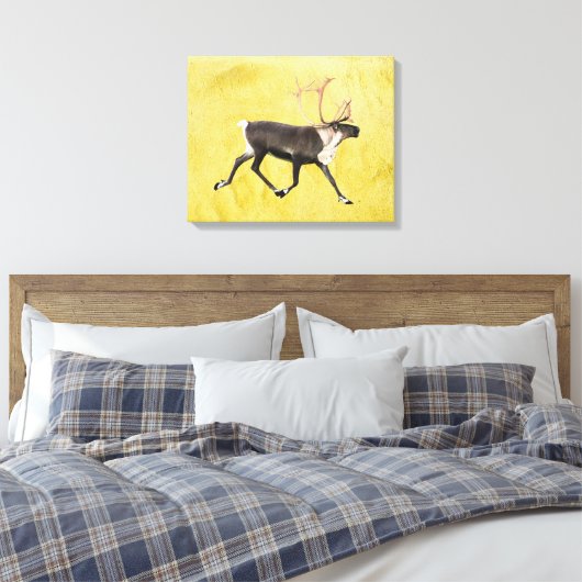 Bull Cariou Canvas Afdruk (Insitu (Slaapkamer))