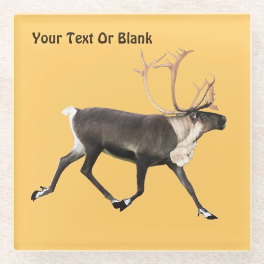 Bull Cariou Glazen Onderzetter (Voorkant)