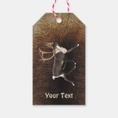 Bull Cariou (rendier) Cadeaulabel (Voorkant)