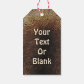 Bull Cariou (rendier) Cadeaulabel (Achterkant)