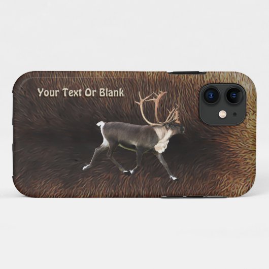 Bull Cariou (rendier) Case-Mate iPhone Case (Achterkant (horizontaal))