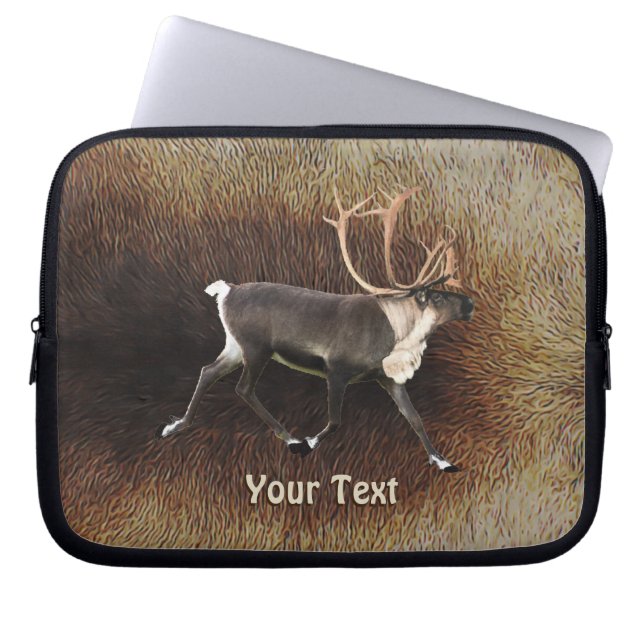 Bull Cariou (rendier) Laptop Sleeve (Voorkant)
