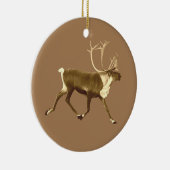 Bull Cariou - Sepia Keramisch Ornament (Rechts)