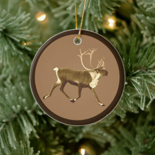 Bull Cariou - Sepia Keramisch Ornament