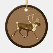 Bull Cariou - Sepia Keramisch Ornament (Voorkant)