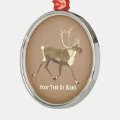 Bull Cariou - Sepia Metalen Ornament (Links)
