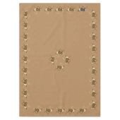 Bull Cariou - Sepia Tafelkleed (Voorkant)