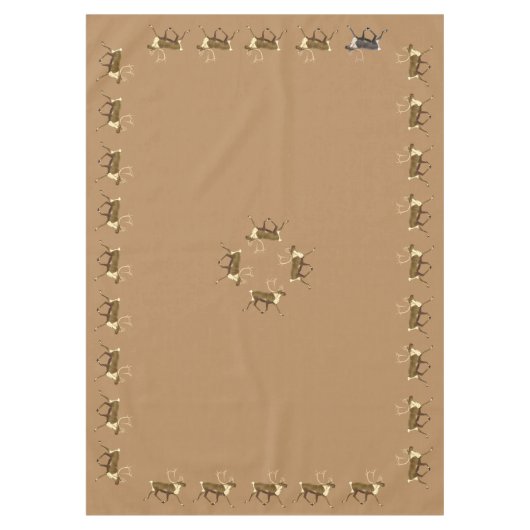 Bull Cariou - Sepia Tafelkleed (Voorkant)