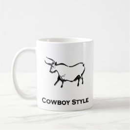 Bull Cowboy stijl zwart Koffiemok