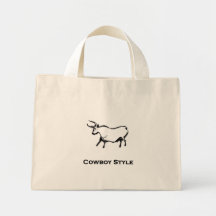 Bull Cowboy stijl zwart