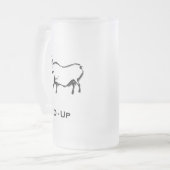 Bull D Up Black Matglas Bierpul (Voorkant links)