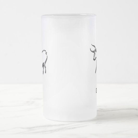 Bull D Up Black Matglas Bierpul (Center)