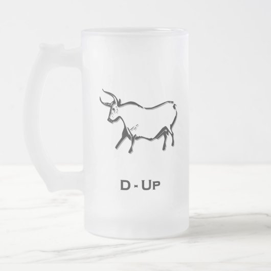 Bull D Up Black Matglas Bierpul (Links)