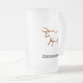 Bull Dedication Brown Matglas Bierpul (Voorkant rechts)