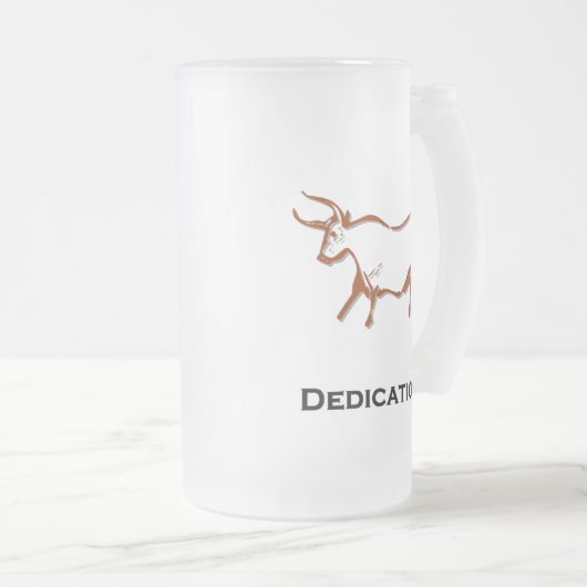 Bull Dedication Brown Matglas Bierpul (Voorkant rechts)