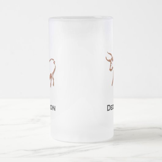 Bull Dedication Brown Matglas Bierpul (Center)