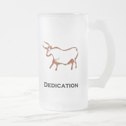 Bull Dedication Brown Matglas Bierpul (Rechts)