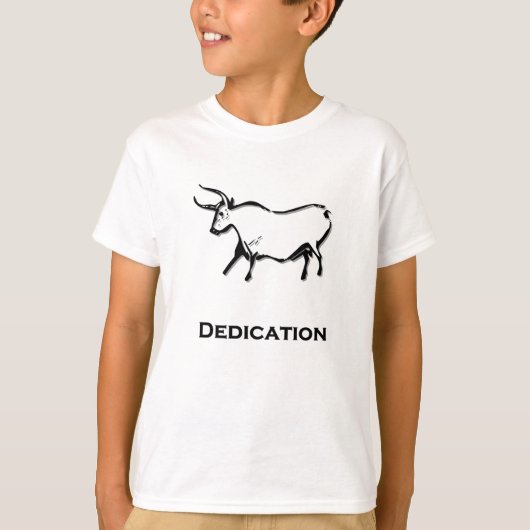 Bull Dedication Zwart T-shirt (Voorkant)