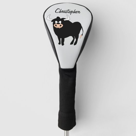 Bull Design Golfheadcover (Voorkant)