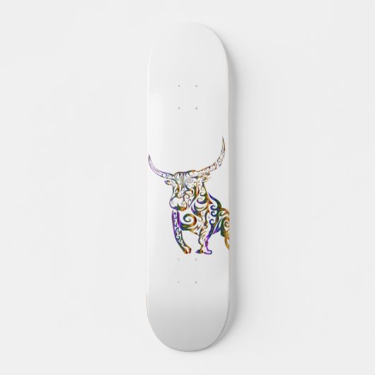 Bull Design Graphic Skateboard (Voorkant)