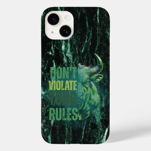 Bull design | Reminder | Motivation Case-Mate iPhone Case (Achterkant)